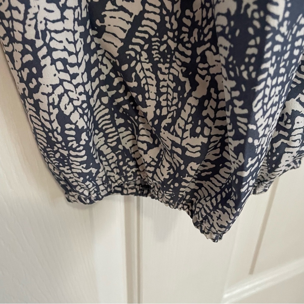 First Love By Lovelyn Jumpsuit Slate Blue and White - Picture 10 of 12